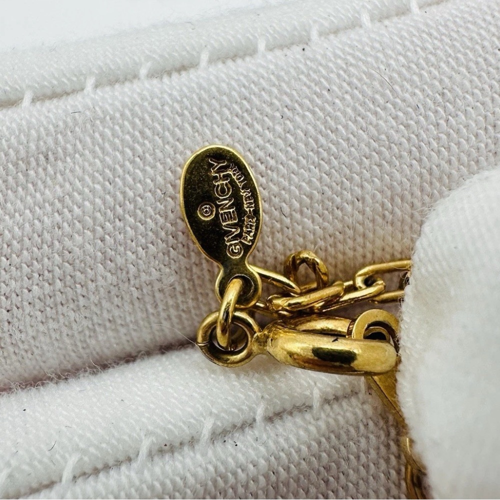 Givenchy Vintage GG Gold Chain Necklace 15” - Picture 6 of 9